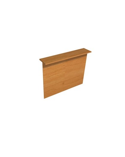 SOPRALZO RECEPTION per SCRIVANIE da 140cm NOCE CHIARO - EASY