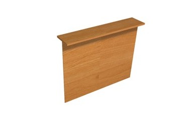 SOPRALZO RECEPTION per SCRIVANIE da 140cm NOCE CHIARO - EASY