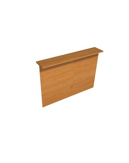 SOPRALZO RECEPTION per SCRIVANIE da 160cm NOCE CHIARO - EASY