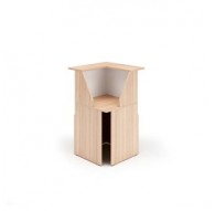 MODULO RECEPTION 90° 76x76x117cm CILIEGIO AR. /BIANCO - PRESTIGE