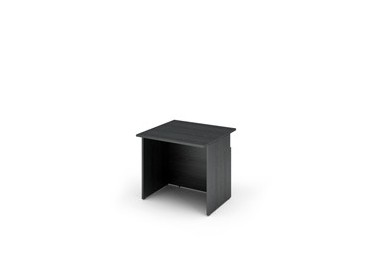 MODULO RECEPTION DISABILI s/SOPRALZO 80x97,5x72cm NERO VEN. /BIANCO - PRESTIGE