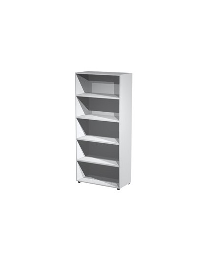 ARMADIO MODULARE A GIORNO 90x44cm - H200cm GRIGIO