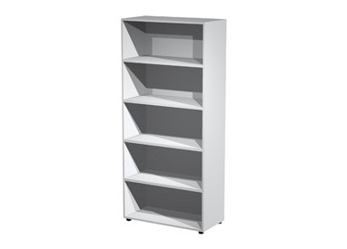 ARMADIO MODULARE A GIORNO 90x44cm - H200cm GRIGIO