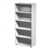 ARMADIO MODULARE A GIORNO 90x44cm - H200cm GRIGIO