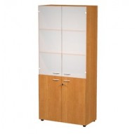 ARMADIO MODULARE A 2+2 ANTE 90x45,8cm - H200cm NOCE CHIARO
