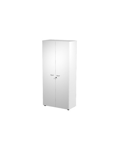 ARMADIO MODULARE A 2 ANTE ALTE 90x45,8cm - H200cm BIANCO