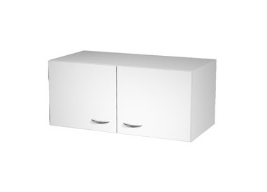 SOPRALZO A 2 ANTE 90x45,8cm - H40cm per ARMADI MODULARI BIANCO