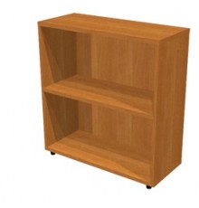 LIBRERIA BASSA A GIORNO 76x32cm - H81,5cm NOCE CHIARO