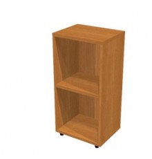 LIBRERIA BASSA A GIORNO 40x32cm - H81,5cm NOCE CHIARO