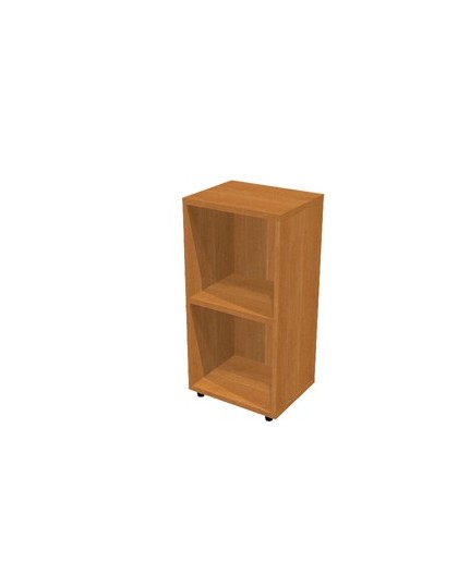 LIBRERIA BASSA A GIORNO 40x32cm - H81,5cm NOCE CHIARO