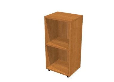 LIBRERIA BASSA A GIORNO 40x32cm - H81,5cm NOCE CHIARO