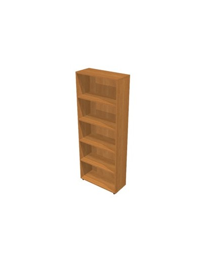 LIBRERIA ALTA A GIORNO 76x32cm - H196cm NOCE CHIARO