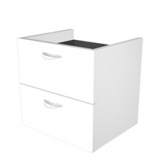 COPPIA CASSETTI 36x29x35,5cm x libreria L40 BIANCO