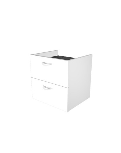 COPPIA CASSETTI 36x29x35,5cm x libreria L40 BIANCO