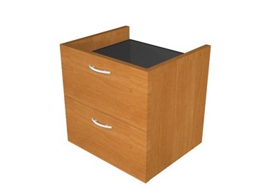 COPPIA CASSETTI 36x29x35,5cm x libreria L40 NOCE CHIARO