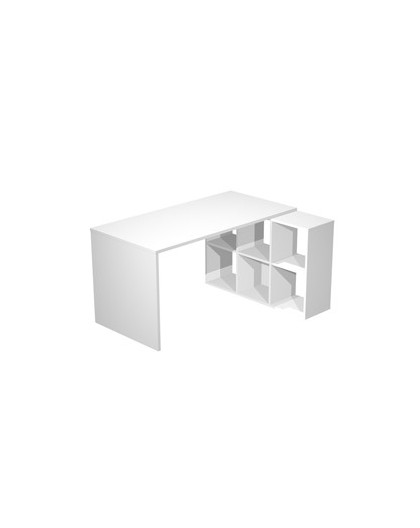 Postazione Home-Office 6 caselle L140 x P104 x H72,4cm Bianco