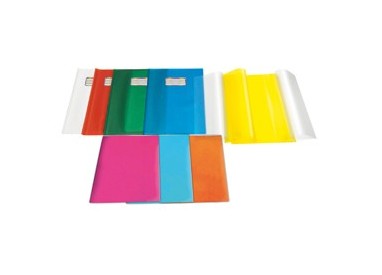 Coprimaxi PVC goffrato trasparente Emysilk c/alette 21x30cm giallo RiPlast
