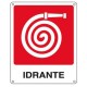 CARTELLO ALLUMINIO 25x31cm 'IDRANTE''