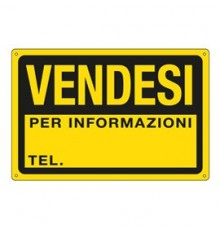 CARTELLO IN PPL 30x20cm 'VENDESI'