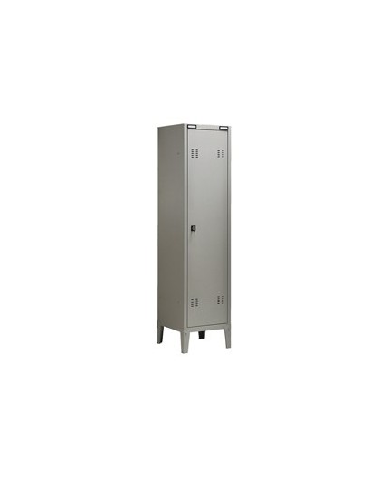 ARMADIO SPOGLIATOIO METALLO a 1POSTO C/DIVIS. 43x47cm H180cm GRIGIO