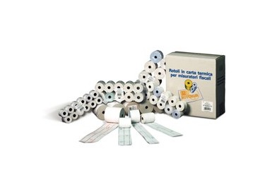 BLISTER 10 ROTOLI CARTA RC TERMICO lunga durata 57,5MMX80MT Ø 77MM