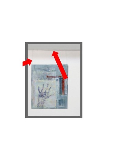 SISTEMA APPENDI QUADRI a PARETE Arte System