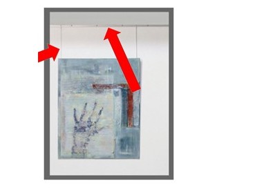 SISTEMA APPENDI QUADRI a PARETE Arte System
