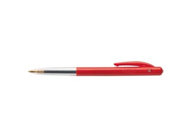 SCATOLA 50 PENNE A SFERA A SCATTO BIC® M10 ROSSO 1.0MM