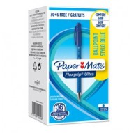 Special pack 30+ 6 penna sfera scatto FLEXGRIP ULTRA 1.0 blu PAPERMATE