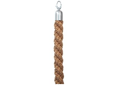 CORDONE INTRECCIATO 150cm BRONZO per COLONNINA SEGNAPERCORSO Securit