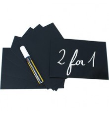 Set 10 TAG nere 15x21cm (A5) Securit