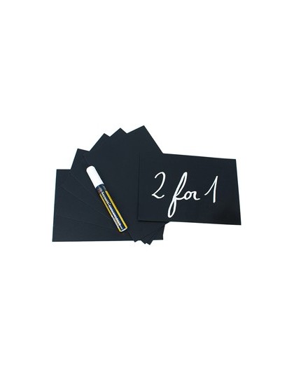 Set 10 TAG nere 15x21cm (A5) Securit