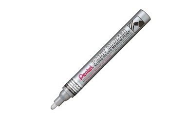 Marcatore PAINT MMP10 punta media vernice argento PENTEL