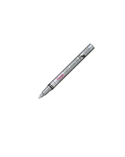 Marcatore PAINT MSP10 punta fine vernice argento PENTEL