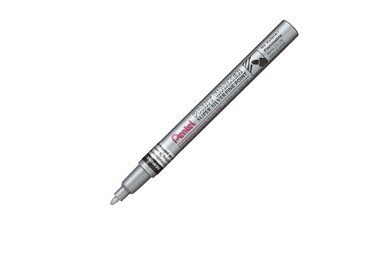 Marcatore PAINT MSP10 punta fine vernice argento PENTEL