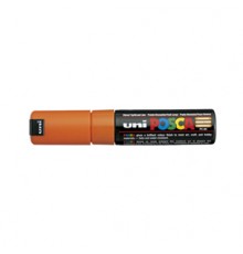 Marcatore UNI POSCA PC8K p.scalpello 8mm arancio UNI MITSUBISHI