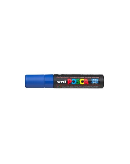 Marcatore UNI POSCA PC17K p.scalpello 15mm blu UNI MITSUBISHI