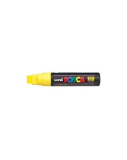 Marcatore UNI POSCA PC17K p.scalpello 15mm giallo UNI MITSUBISHI