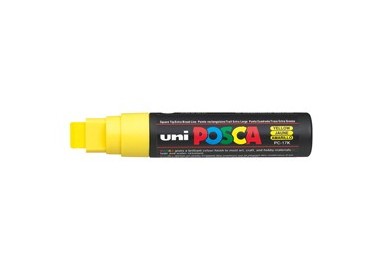 Marcatore UNI POSCA PC17K p.scalpello 15mm giallo UNI MITSUBISHI