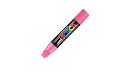 Marcatore UNI POSCA PC17K p.scalpello 15mm rosa UNI MITSUBISHI