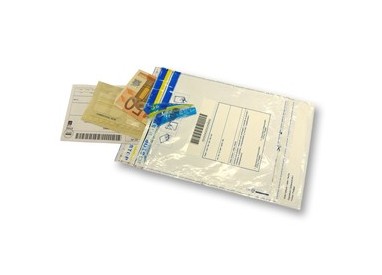 25 BUSTE SICUREZZA 365x455mm in LDPE RICICLABILE 70 mic