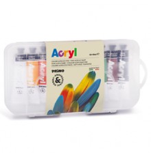 ASTUCCIO 10 COLORI ACRILICO 18ml Primo