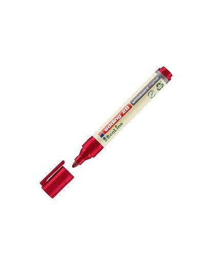 MARCATORE ROSSO PER LAVAGNE BIANCHE EDDING 28 ECOLINE TRATTO 1,5 - 3,00mm