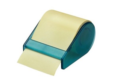 MEMOIDEA TAPE DISPENSER+1RICARICA GIALLO PASTELLO