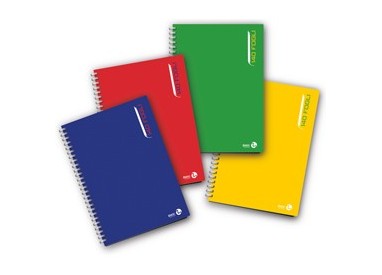 BLOCCO NOTES SPIRALATO L/Lungo 22,3x29,7cm 80gr 5mm 140fg BM