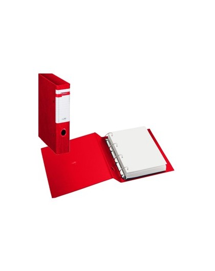 Raccoglitore STELVIO F 40 A4 4D rosso 22x30cm SEI ROTA