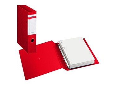 Raccoglitore STELVIO F 50 A4 4D rosso 22x30cm SEI ROTA
