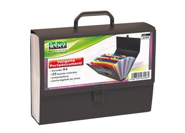 CARTELLA PORTADOCUMENTI 25 TASCHE art.2580 LEBEZ