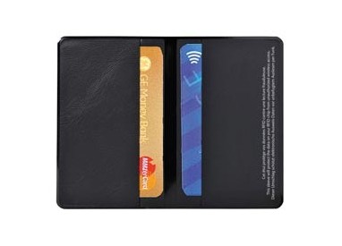 HIDENTITY® Doppio 95x60mm per bancomat /carta di credito NERO Exacompta