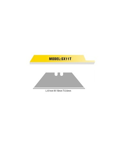 10 LAME CUTTER TRAPEZOIDALI PER SX-792
